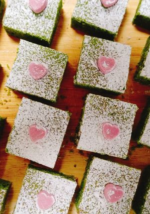 バレンタイン♥抹茶ブラウニー-レシピのメイン写真