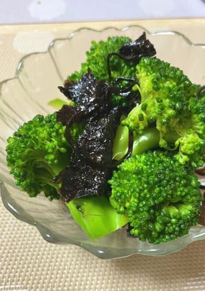 【韓国風】ブロッコリーの海苔塩昆布和え-レシピのメイン写真