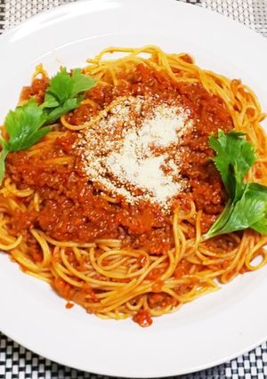 ミートソース★スパゲティに…-レシピのメイン写真