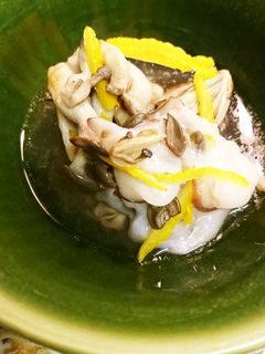しめじとタコの煮びたし-レシピのメイン写真