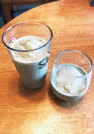 ほうれん草とフルーツのグリーンスムージー-レシピのメイン写真