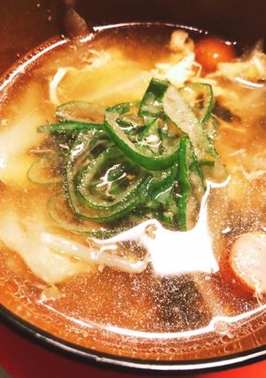 オイスターソースと鶏ガラ野菜のスープ-レシピのメイン写真