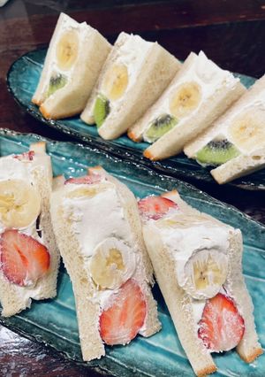 超簡単に萌え断♡フルーツサンドイッチ-レシピのメイン写真
