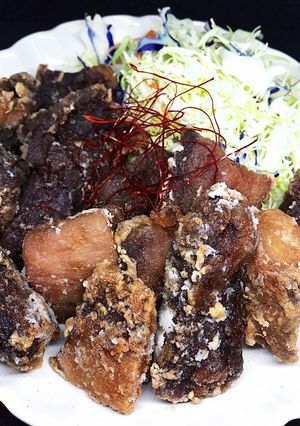 節約レシピ! マグロの血合いの竜田揚げ-レシピのメイン写真