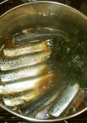 いわしのビタミン梅煮♪簡単漢方食養生-レシピのメイン写真