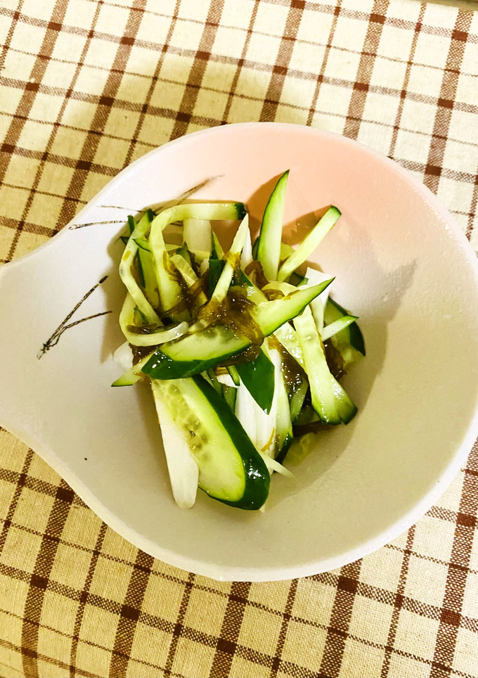 長いもと味付けもずくの酢の物-レシピのメイン写真