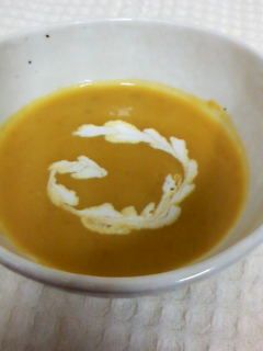 手抜きすぎる!!カボチャスープ-レシピのメイン写真