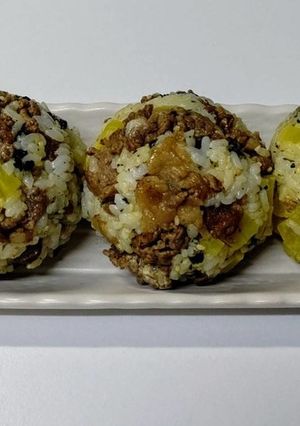 簡単！韓国風おにぎりチュモクパプ-レシピのメイン写真