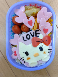 お弁当 簡単キティちゃん-レシピのメイン写真