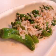 รูปของ ししとうをばくばく食べよう＼(^o^)／