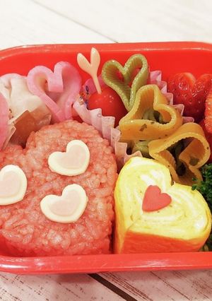 超簡単♡バレンタイン弁当♡-レシピのメイン写真