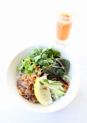 簡単【ベトナム混ぜ麺(ブン・ティッ・ヌン-レシピのメイン写真