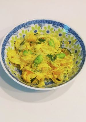 かぼちゃサラダ　玉葱枝豆入り-レシピのメイン写真