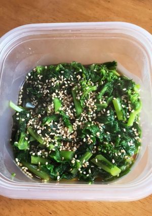 電子レンジで簡単お浸し-レシピのメイン写真