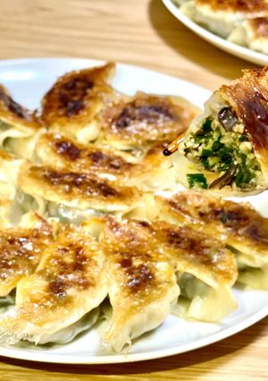 ほうれん草ときくらげの餃子-レシピのメイン写真