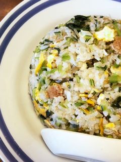 壬生菜漬けのアレンジ炒飯-レシピのメイン写真
