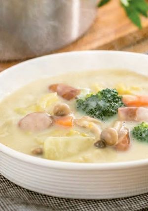 はくさいの豆乳シチュー-レシピのメイン写真