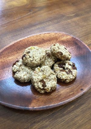 油、砂糖不使用オートミールバナナクッキー-レシピのメイン写真