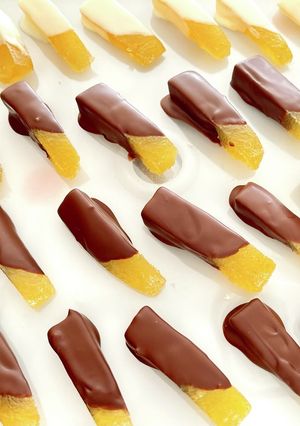 晩白柚(柑橘)のピール・オランジェット-レシピのメイン写真