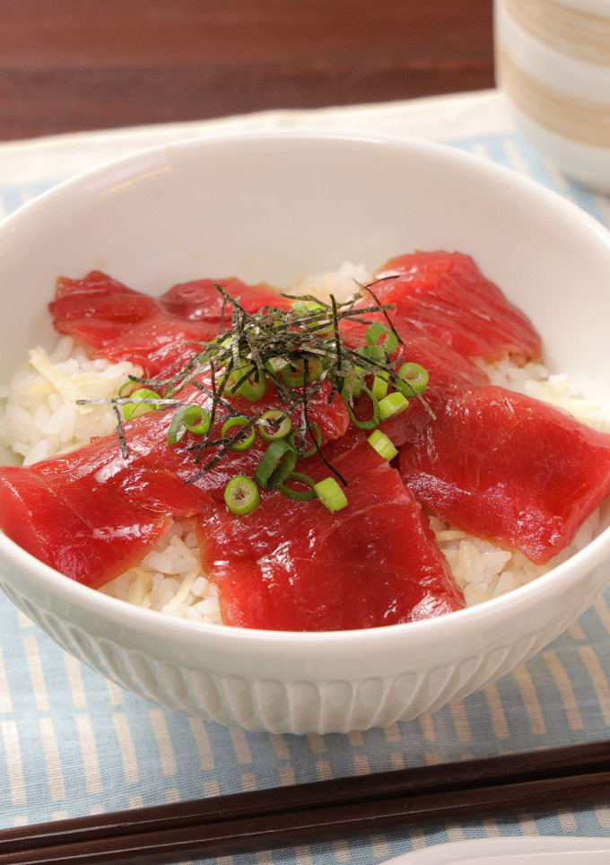 まぐろのだし漬け丼-レシピのメイン写真