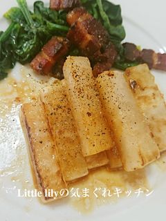 大根のベーコンブラックペッパー炒め-レシピのメイン写真