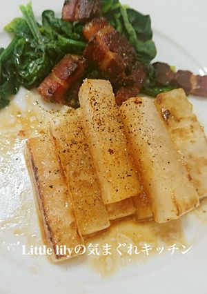 大根のベーコンブラックペッパー炒め-レシピのメイン写真