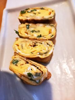 ★しらすと大葉のだし巻き卵★-レシピのメイン写真