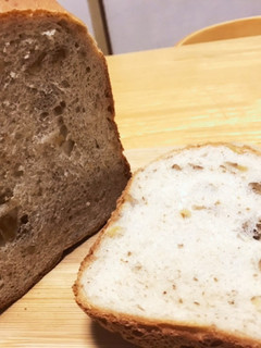 全粒粉と米粉入りのくるみ食パン-レシピのメイン写真