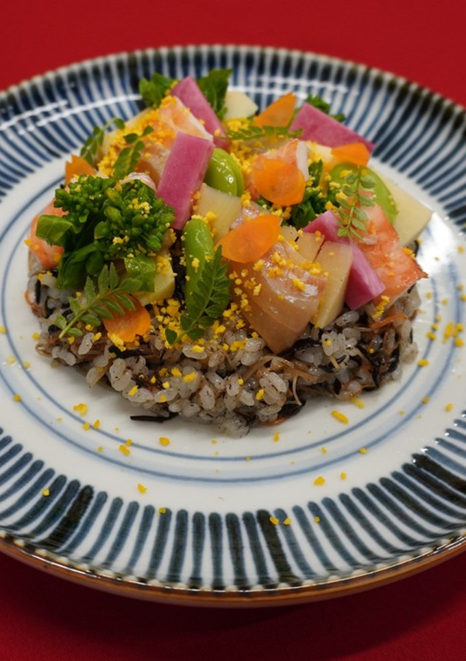 ひじきと春野菜のちらし寿司-レシピのメイン写真