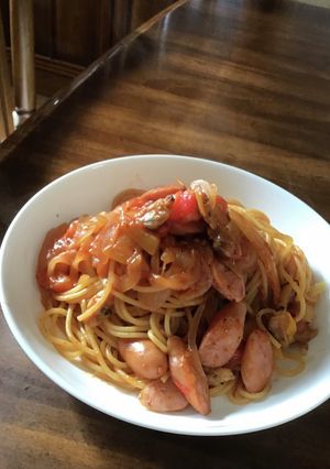 お手軽♪ナポリタン-レシピのメイン写真