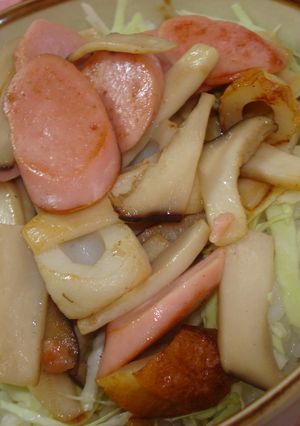 魚肉ソ－セ－ジとエリンギ丼☆-レシピのメイン写真