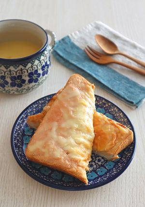 明太子クリームの冷凍作りおきトースト-レシピのメイン写真