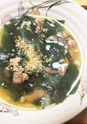 牛肉とわかめのスープ(ミョックッ)-レシピのメイン写真