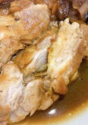 鶏もも肉と玉ねぎの超トロトロ煮込み-レシピのメイン写真