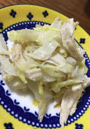 電子レンジでかんたん無限白菜-レシピのメイン写真