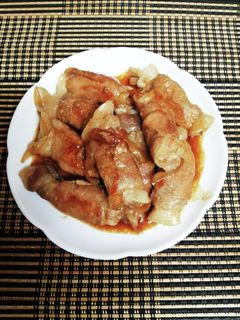 玉ねぎの肉巻き-レシピのメイン写真