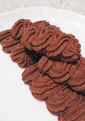 サクほろ！ココアの絞り出しクッキー-レシピのメイン写真