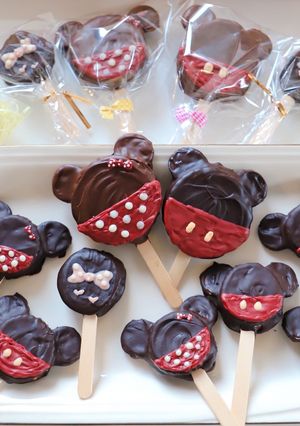 エンゼルパイ風☆ミッキー&ミニーチョコ-レシピのメイン写真
