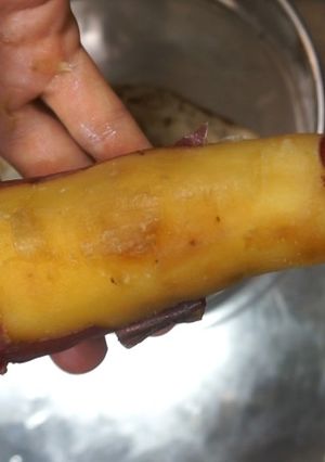 究極に甘いふかし芋。一晩塩水つけて炊飯器-レシピのメイン写真