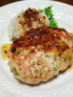 大葉つくねハンバーグ-レシピのメイン写真