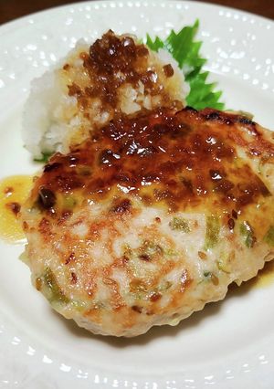 大葉つくねハンバーグ-レシピのメイン写真
