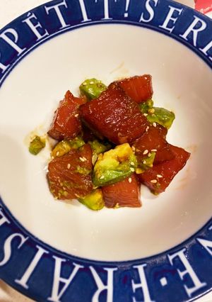 簡単　マグロとアボカドでハワイ風ポキ　-レシピのメイン写真
