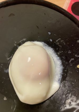 レンジで　ポーチドエッグ-レシピのメイン写真