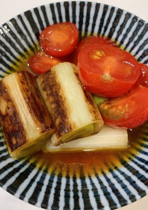 簡単もう一品！長ねぎとトマトのマリネ-レシピのメイン写真