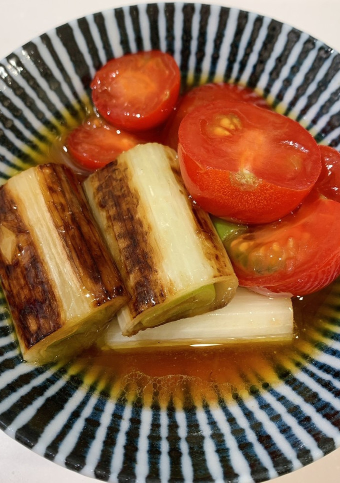 簡単もう一品！長ねぎとトマトのマリネ-レシピのメイン写真