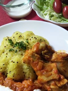 お家カレーもキヌア入りのご飯でお店みたい-レシピのメイン写真