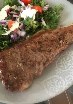 秘訣はシーズンニング、美味しいステーキ-レシピのメイン写真