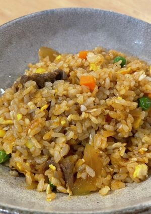 ハヤシライス味変チャーハン-レシピのメイン写真