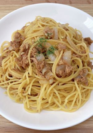 ツナのにんにく醤油パスタ-レシピのメイン写真