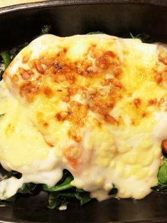 鮭とほうれん草のホワイトソース焼き-レシピのメイン写真